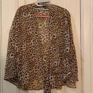 Shawl cardigan cover up